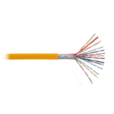 NETLAN  EC-UU016-5-LSZH-OR-3 Кабель NETLAN U/UTP 16 пар, Кат.5 (Класс D), 100МГц, одножильный, BC (чистая медь), внутренний, LSZH нг(B)-HF, оранжевый, 305м