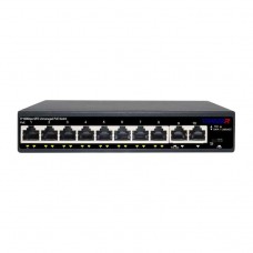 TRASSIR TR-NS1110-105-8POE Коммутатор неуправляемый с 8 PoE портами