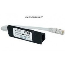 Info-Sys РГ6 Исп.2 (male-female) Грозозащита Ethernet 100М, без заземления