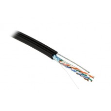 Hyperline FUTP4-C5E-S24-2SW-OUT-PE-BK-500 Кабель