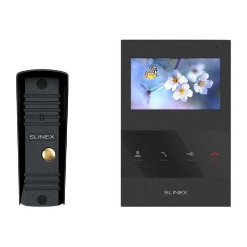 Slinex SQ-04 + ML-16HR Комплект видеодомофона (Черный) Slinex SQ-04 + ML-16HR Комплект видеодомофона (Черный)
