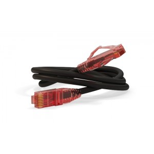 Hyperline PC-LPM-UTP-RJ45-RJ45-C5e-1M-LSZH-BK Патч-корд U/UTP, Cat.5е, LSZH, 1 м, черный