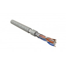 Hyperline FUTP4-C6-S23-IN-LSLTX-GY-305 (305 м) Кабель витая пара F/UTP, категория 6, 4 пары (23 AWG)