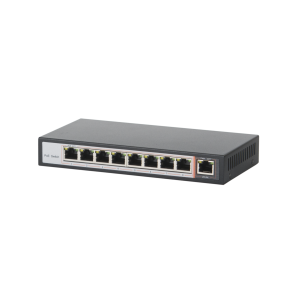 GIGALINK GL-SW-F001-08P.r2 Коммутатор неупр., 8 PoE (802.3af) портов 100Мбит/с, 1 Uplink 100Мбит/с, 96Вт