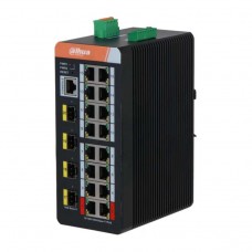 Dahua DH-IS4420-16GT-240 Коммутатор с PoE 16-портовый гигабитный управляемый, промышленное исполнени Dahua DH-IS4420-16GT-240 Коммутатор с PoE 16-портовый гигабитный управляемый, промышленное исполнени