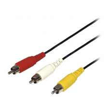 REXANT 17-0202 Шнур 3 RCA - 3 RCA