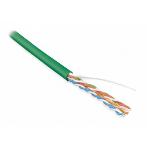 Hyperline UUTP4-C5E-S24-IN-PVC-GN-305 Кабель витая пара