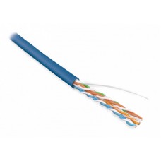 Hyperline UUTP4-C5E-S24-IN-PVC-BL-305 Кабель витая пара