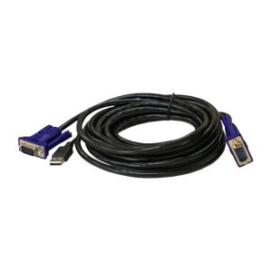 D-Link DL-DKVM-CU3/A Кабель KVM длиной 3 м с разъемами VGA и USB