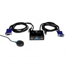 D-Link DL-KVM-221/C1A 2-портовый KVM-переключатель с портами VGA и USB