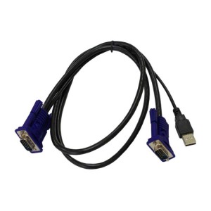 D-Link DL-DKVM-CU Кабель KVM длиной 1,8 м с разъемами VGA и USB